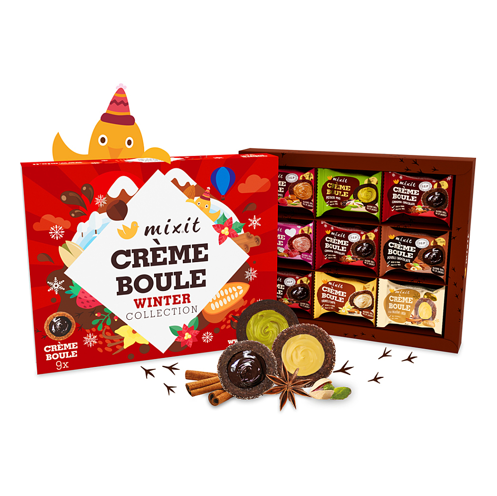 MIXIT Vianočná bouleniera degustačná sada créme boule 270 g