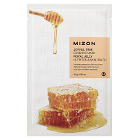 MIZON Joyful Time Plátienková 3D maska s materskou kašičkou a medom pre výživu pleti 23 g