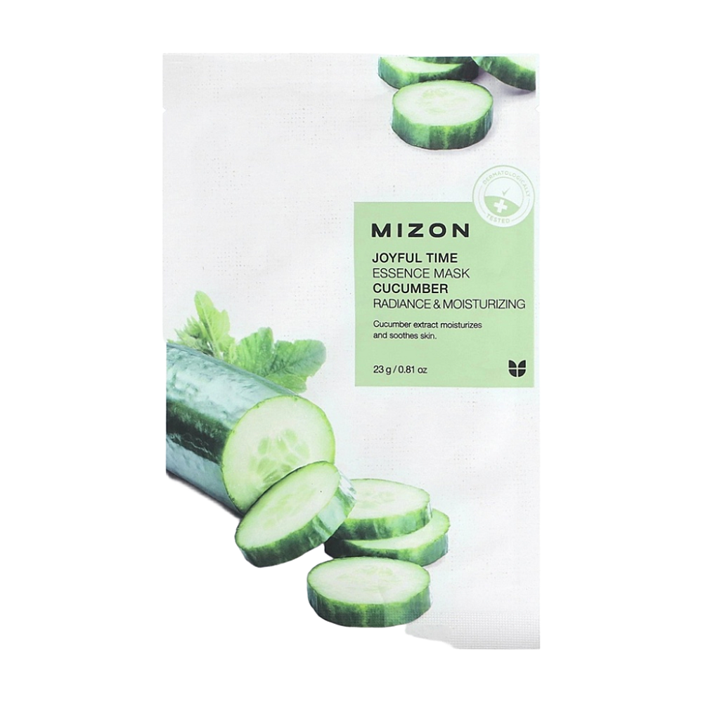 MIZON Joyful Time Plátienková 3D maska s uhorkou 23 g