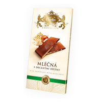 CARLA Mliečna čokoláda s drvenými orieškami 80 g