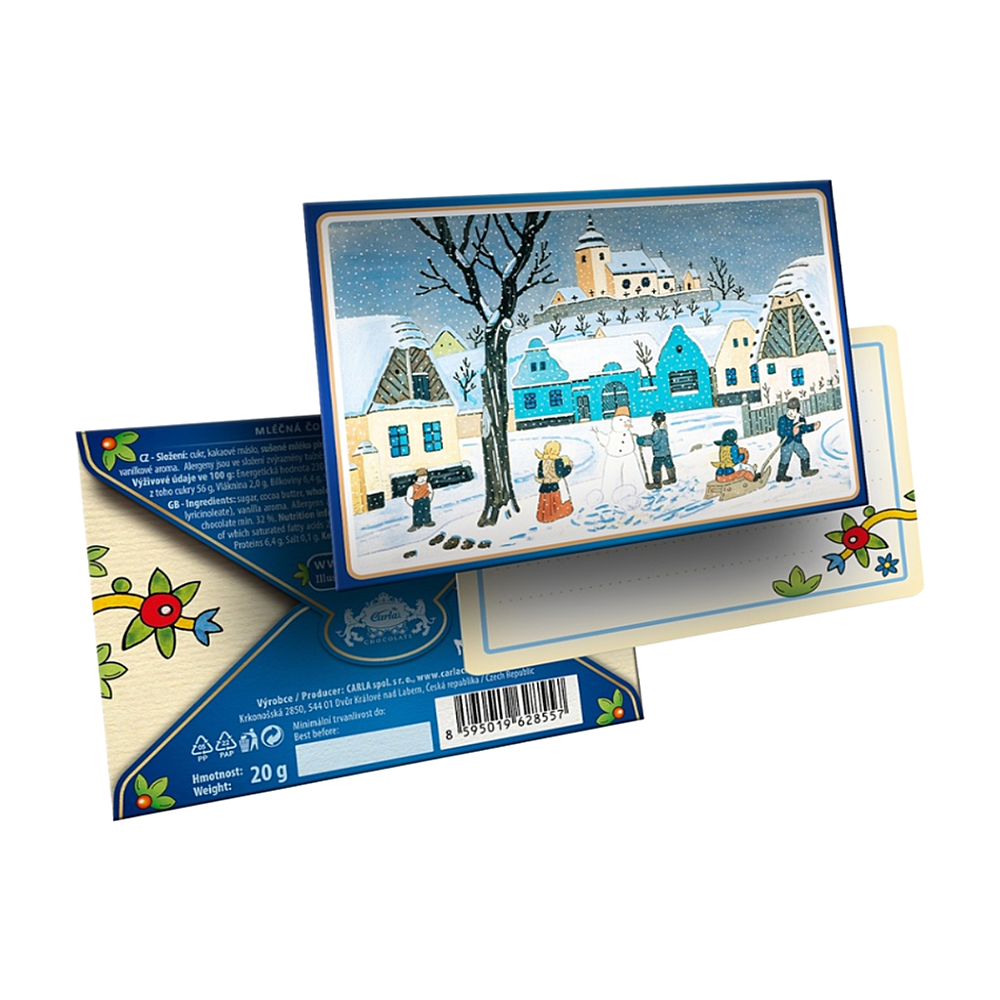 CARLA Lada mliečna čokoláda 20 g