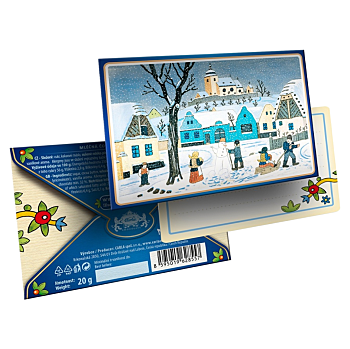 CARLA Lada mliečna čokoláda 20 g (Čokolády) - Mliečne