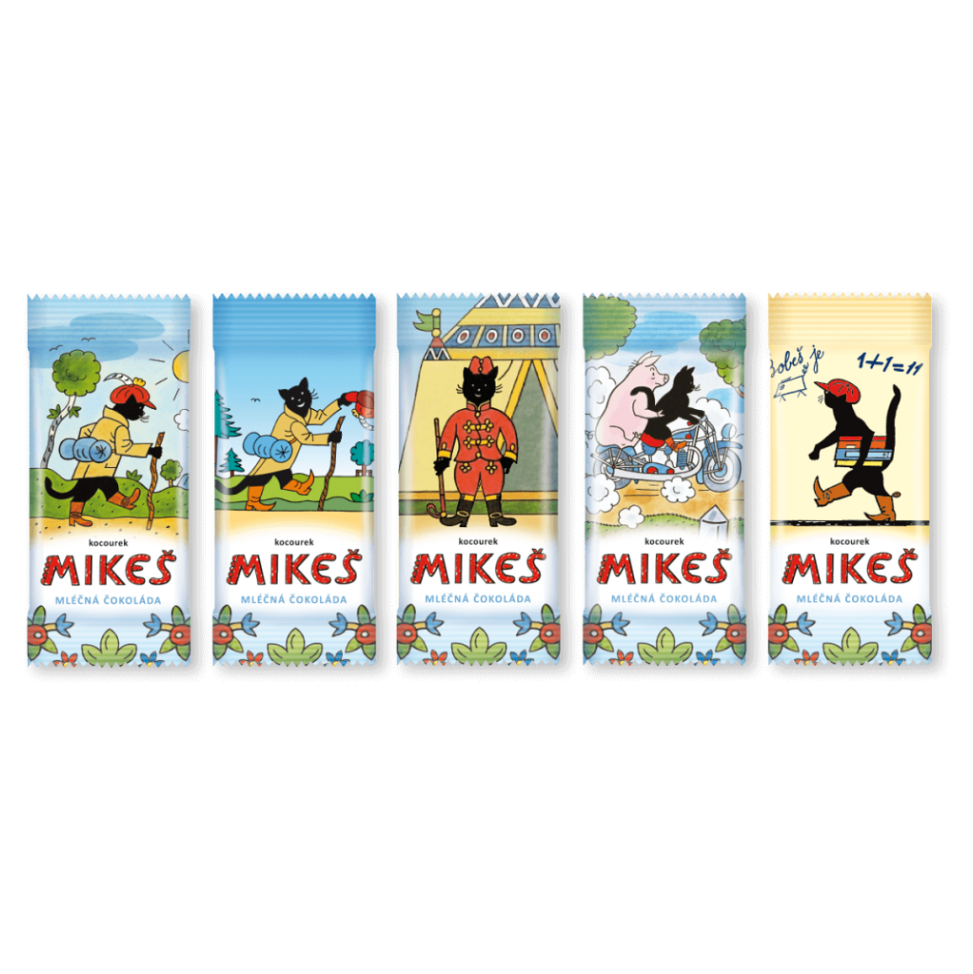 CARLA Mliečna čokoláda KOCOUR MIKEŠ 20 g