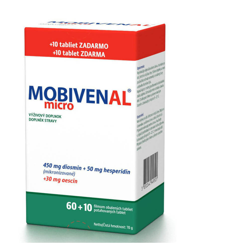 E-shop MOBIVENAL micro 60+10 tabliet ZADARMO