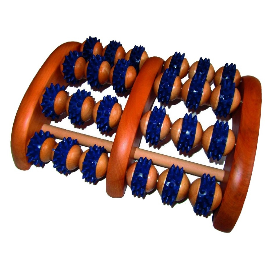 MODOM Akupresúrny masážny roler na chodidlá s hrotmi