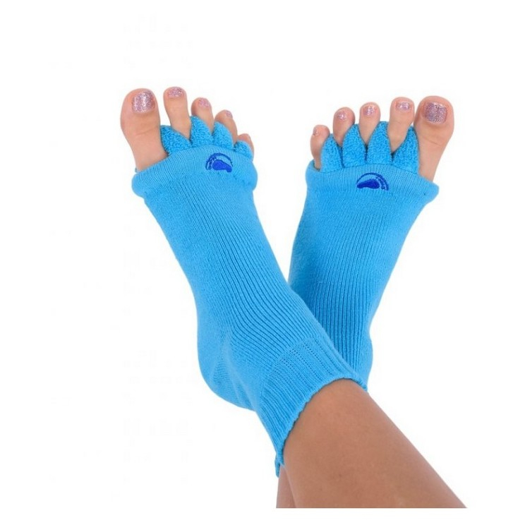 E-shop HAPPY FEET Adjustačné ponožky blue veľkosť L