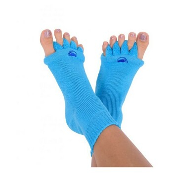 HAPPY FEET Adjustačné ponožky blue veľkosť L