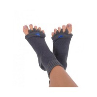 HAPPY FEET Adjustačné ponožky charcoal veľkosť L