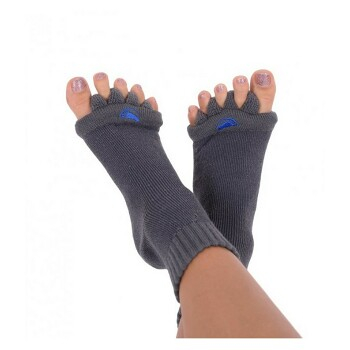 HAPPY FEET Adjustačné ponožky charcoal veľkosť L