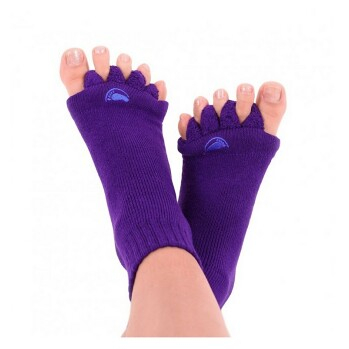 HAPPY FEET Adjustačné ponožky purple veľkosť S