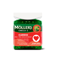 MÖLLER'S Omega-3 cardio 60 kapsúl