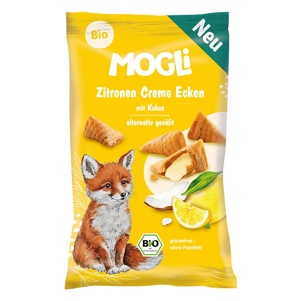 MOGLI Plnené citrónové taštičky BIO 30 g