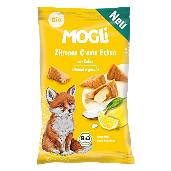 MOGLI Plnené citrónové taštičky BIO 30 g (Sušienky, piškóty a detské chrumky) - BIO