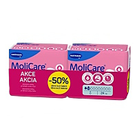 MOLICARE Lady inkontinenčné vložky 1,5 kvapky duopack 2 × 12 kusov