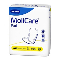 MOLICARE Pad Midi inkontinenčné vložky 3 kvapky 30 kusov