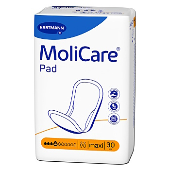 MOLICARE Pad Maxi inkontinenčné vložky 4 kvapky 30 kusov (Vložky pri inkontinencii)