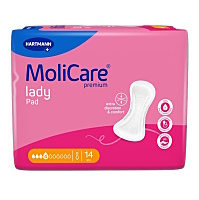 MOLICARE Lady inkontinenčné vložky 4 kvapky 14 kusov