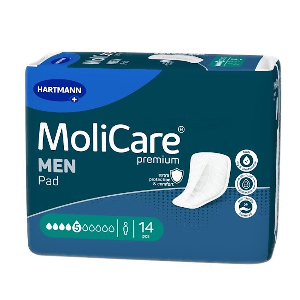 MOLICARE Men inkontinenčné vložky 5 kvapiek 14 kusov kúpite na Mojalekaren.sk