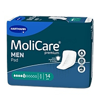 MOLICARE Men inkontinenčné vložky 5 kvapiek 14 kusov