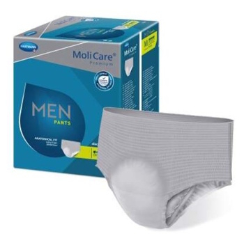 MOLICARE Premium men pants 5 kvapiek veľkosť L 7 kusov (Inkontinenčné nohavičky naťahovacie)