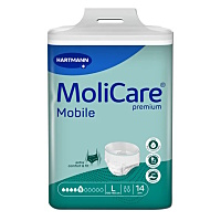 MOLICARE MOBILE Inkontinenčné nohavičky 5 kvapiek veľkosť L 14 kusov