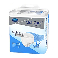MOLICARE MOBILE Inkontinenčné nohavičky 6 kvapiek veľkosť XS 14 kusov