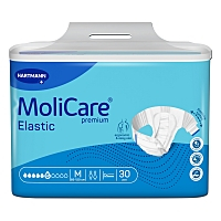 MOLICARE Elastic zalepovacie nohavičky 6 kvapiek veľkosť M 30 kusov