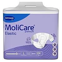 MOLICARE Elastic zalepovacie nohavičky 8 kvapiek veľkosť L 24 kusov