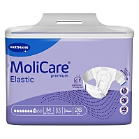 MOLICARE Elastic zalepovacie nohavičky 8 kvapiek veľkosť M 26 kusov