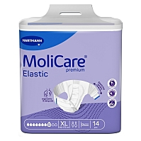 MOLICARE Elastic zalepovacie nohavičky 8 kvapiek veľkosť XL 14 kusov