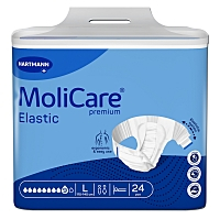 MOLICARE Elastic zalepovacie nohavičky 9 kvapiek veľkosť L 24 kusov