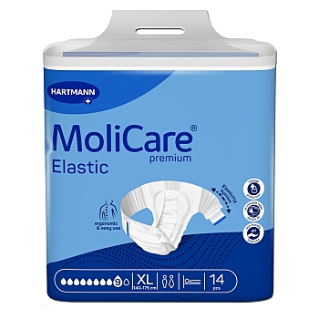 MOLICARE Elastic zalepovacie nohavičky 9 kvapiek veľkosť XL 14 kusov ()