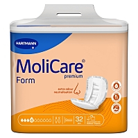 MOLICARE Premium Form absorpčné vkladacie plienky 4 kvapky 32 kusov
