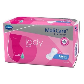 MOLICARE Premium lady pad 3,5 kvapiek 14 kusov (Vložky pri inkontinencii)
