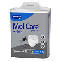 MOLICARE MOBILE Inkontinenčné nohavičky 10 kvapiek veľkosť M 14 kusov
