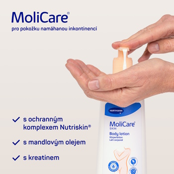 MOLICARE Skin Telové mlieko 500 ml (Inkontinenčná kozmetika a pomôcky) - obrázok 3/4
