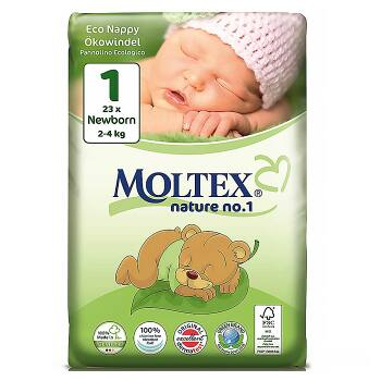 MOLTEX Nature No.1 Newborn 2-4 kg  23 ks