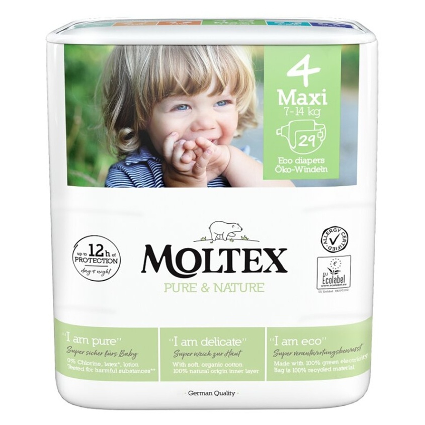 MOLTEX Pure & Nature Maxi 7-14 kg 29 ks kúpite na Mojalekaren.sk