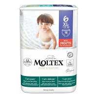 MOLTEX Pure & Nature XL Naťahovacie plienkové nohavičky +14 kg 18 ks