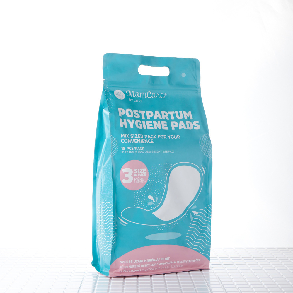 E-shop MOMCARE Popôrodné hygienické vložky rôzne veľkosti 18 ks