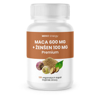 MOVIT ENERGY Maca 600 mg + ženšen 100 mg premium 120 kapsúl