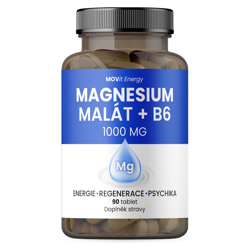 MOVIT ENERGY Magnesium Malát 1000 mg + B6 90 tabliet