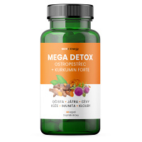 MOVIT ENERGY Mega detox Pestrec a Kurkumin forte 60 vegánskych kapsúl