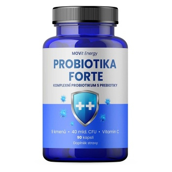 MOVIT ENERGY Probiotiká forte 90 vegetariánskych kapsúl (Probiotiká, laktobacily) - Viaczložkové