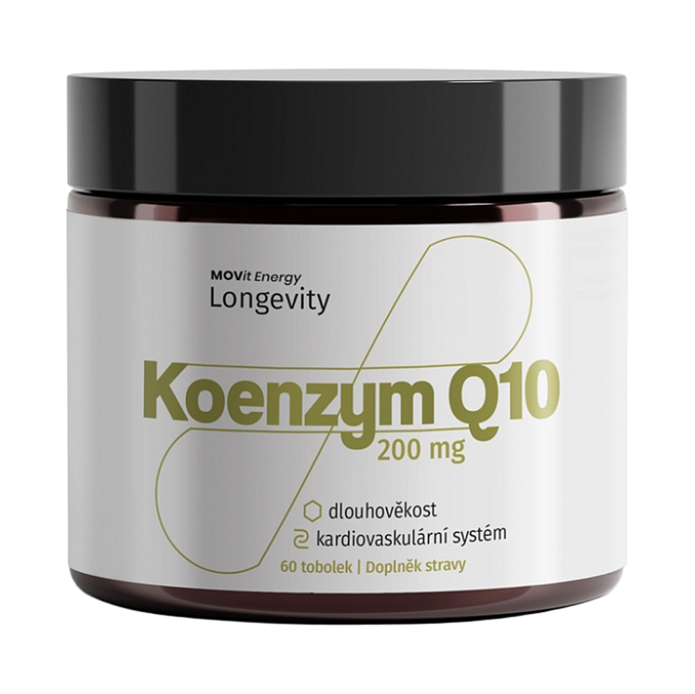 MOVIT LONGEVITY Koenzým Q10 200 mg Extra Strong 60 kapsúl