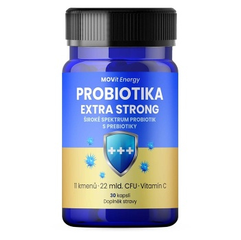 MOVIT ENERGY Probiotiká extra strong 30 kapsúl (Probiotiká, laktobacily) - Viaczložkové