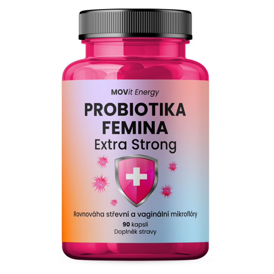 Movit Energy Probiotika FEMINA Extra Strong kapsuly na podporu vaginálneho prostredia 90 cps