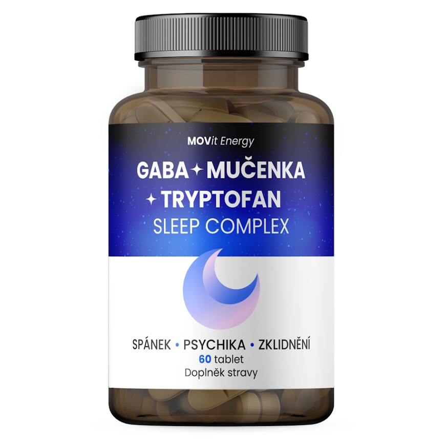 MOVIT Sleep Complex GABA + Tryptofán + Mučenka 60 tabliet