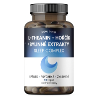 MOVIT Sleep Complex L-Theanín + Horčík + Bylinné extrakty 90 kapsúl