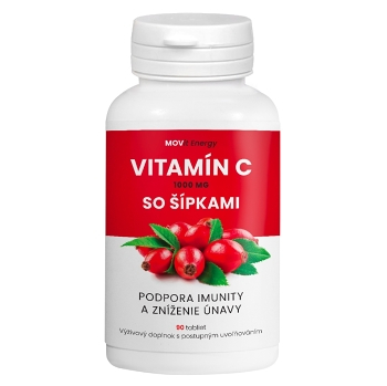 MOVIT ENERGY Vitamín C 1000 mg so šípkami 90 tabliet